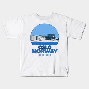 The Norwegian Opera and Ballet Oslo Norway Kids T-Shirt